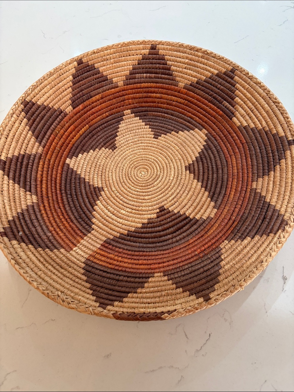 Navajo Ceremonial Basket Native American PreOwned Artwork. Beautiful Woven